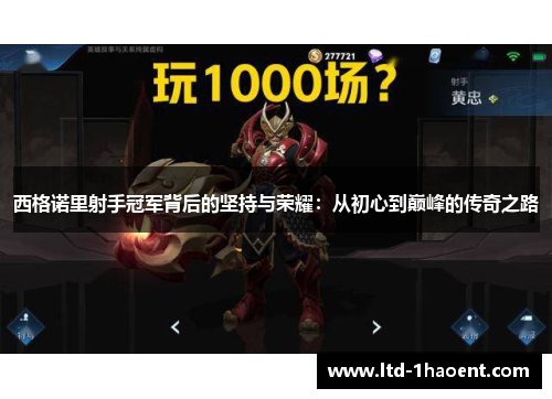 西格诺里射手冠军背后的坚持与荣耀：从初心到巅峰的传奇之路