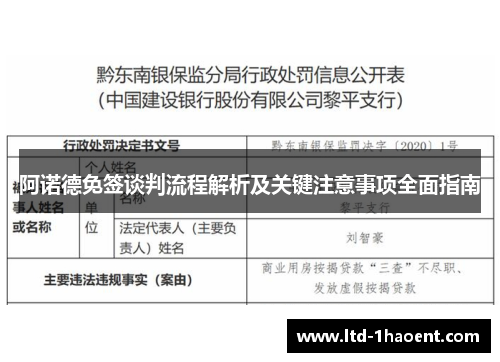 阿诺德免签谈判流程解析及关键注意事项全面指南 阿诺德免签谈判流程解析及关键注意事项全面指南